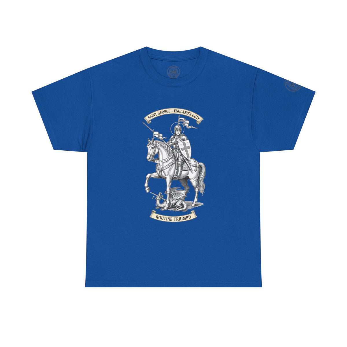 St George T-Shirt — Medieval Knight & English Flag Graphic Tee — product image 10