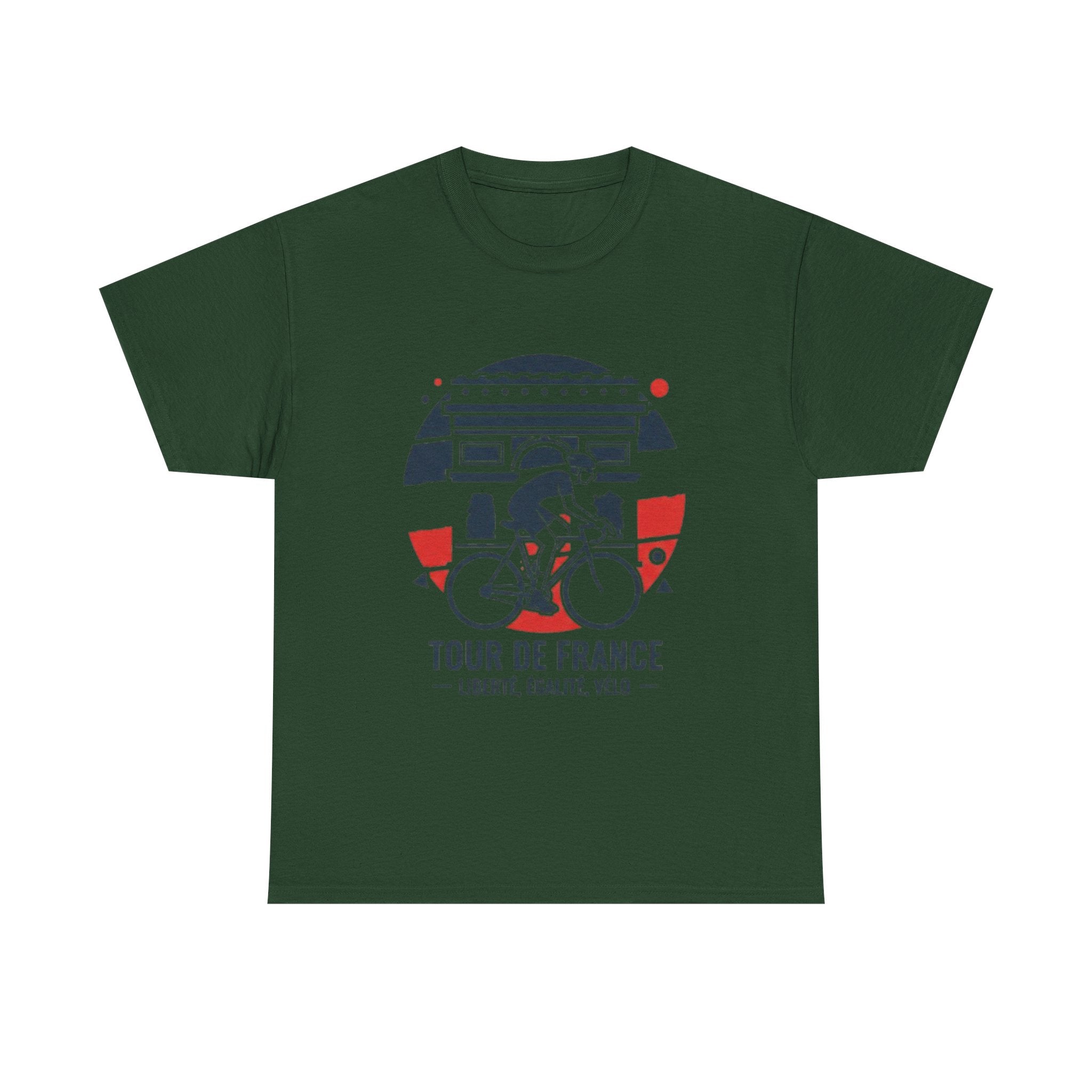 Tour de France Cycling Tee — "Liberté, Égalité, Vélo" Graphic Shirt