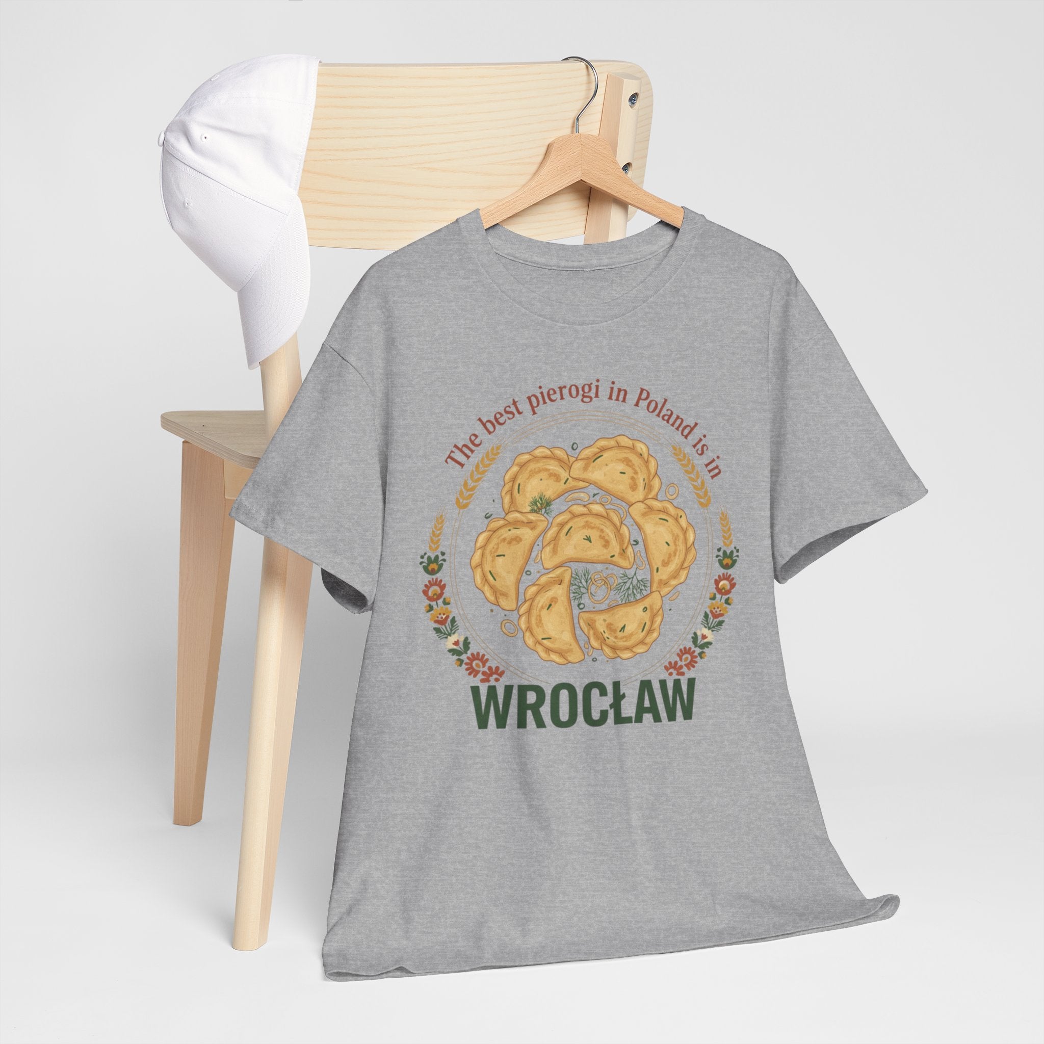 Wrocław Pierogi T-Shirt — "The best pierogi in Poland is in" Polish Food Tee