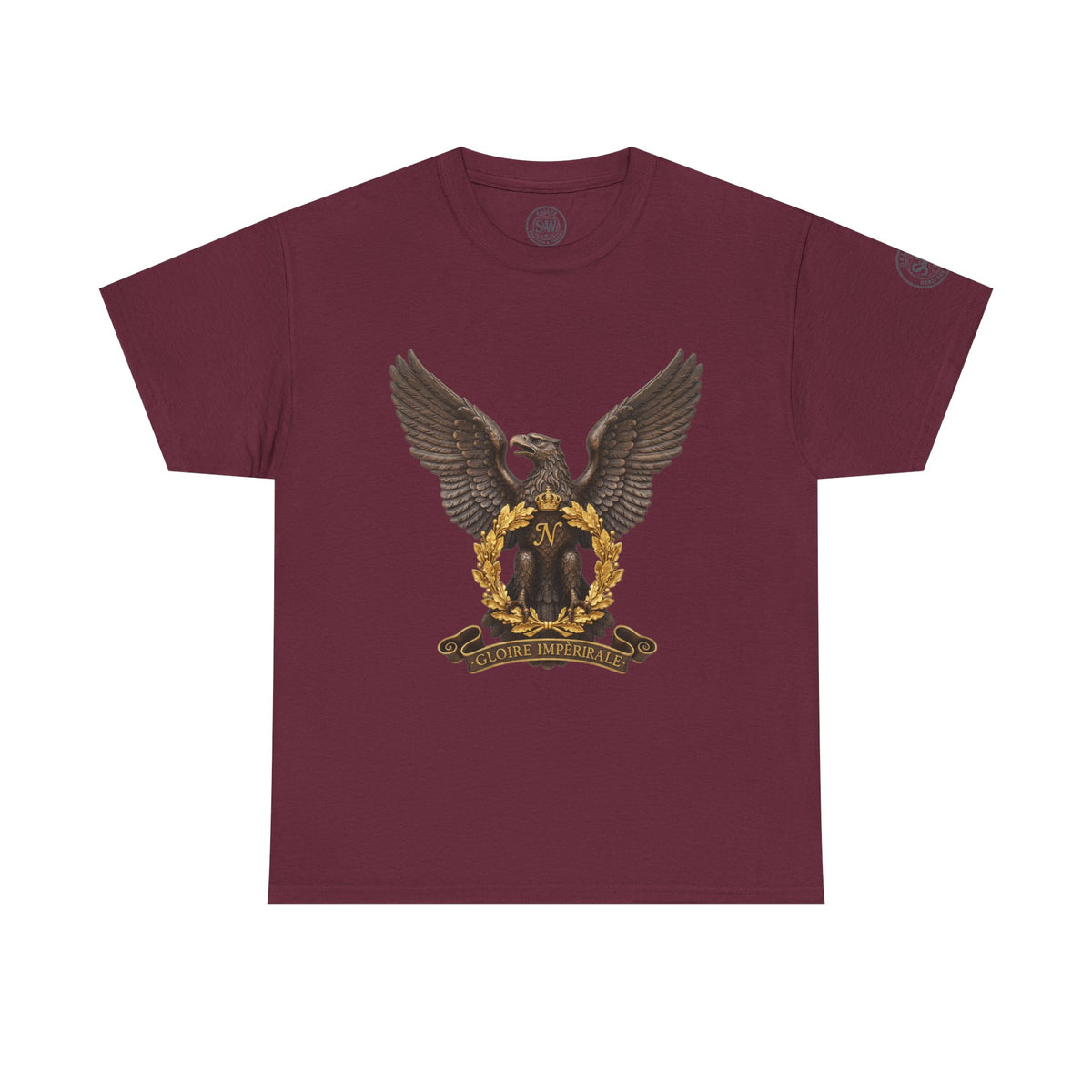 French Bonaparte Eagle Crest T-Shirt — Napoleonic Heritage Tee — product image 6