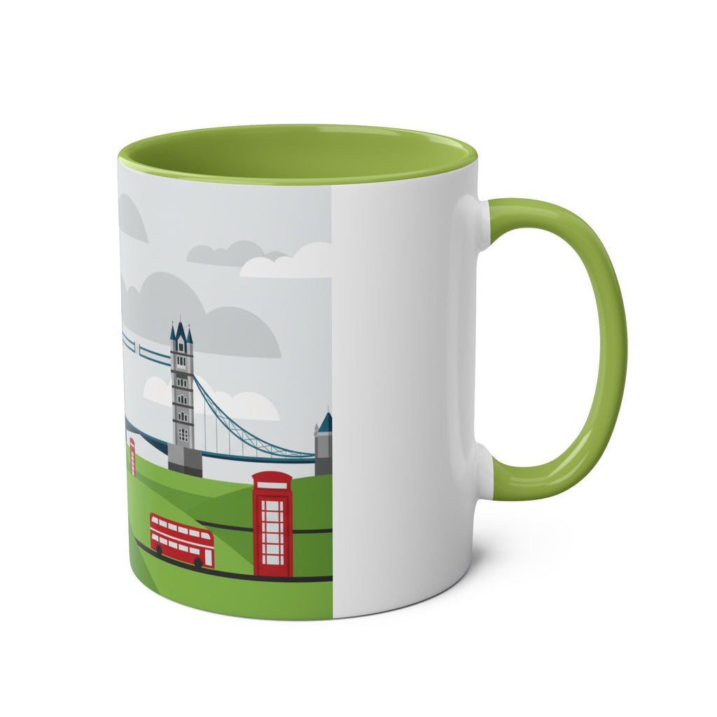 Two-Tone Coffee Mugs, 11oz