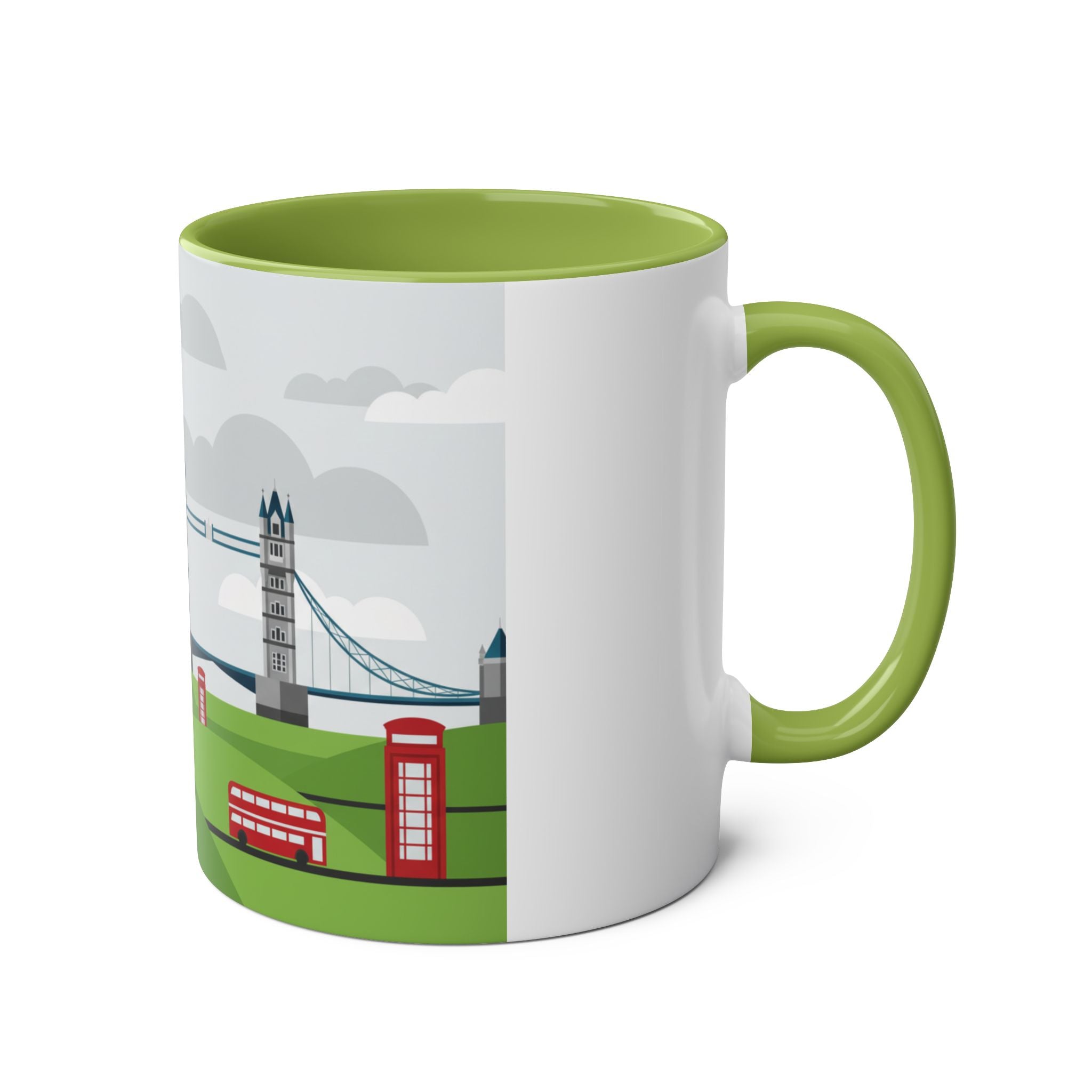 Two-Tone Coffee Mugs, 11oz