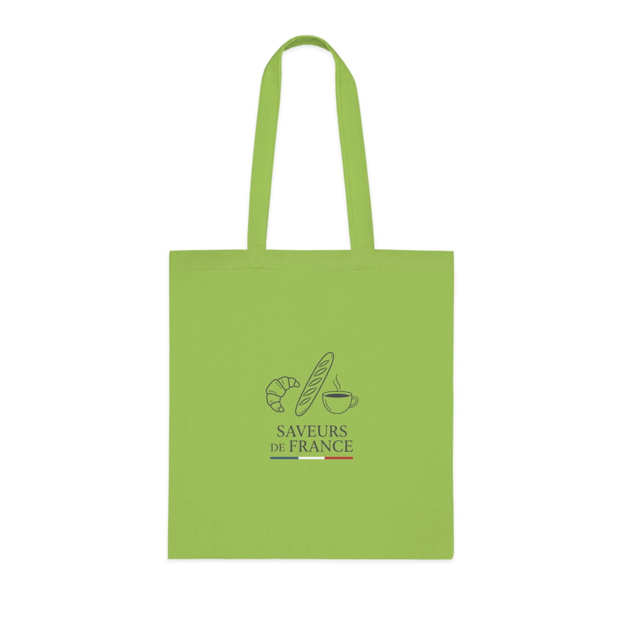 Saveurs de France Cotton Tote Bag — French Bakery Market Tote