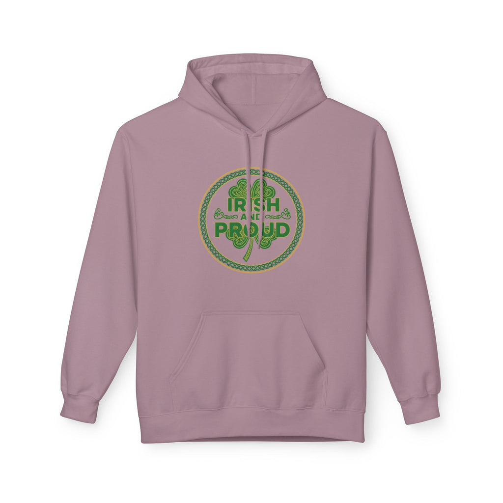 Irish & Proud Shamrock Hoodie — St. Patrick’s Day Green Crest
