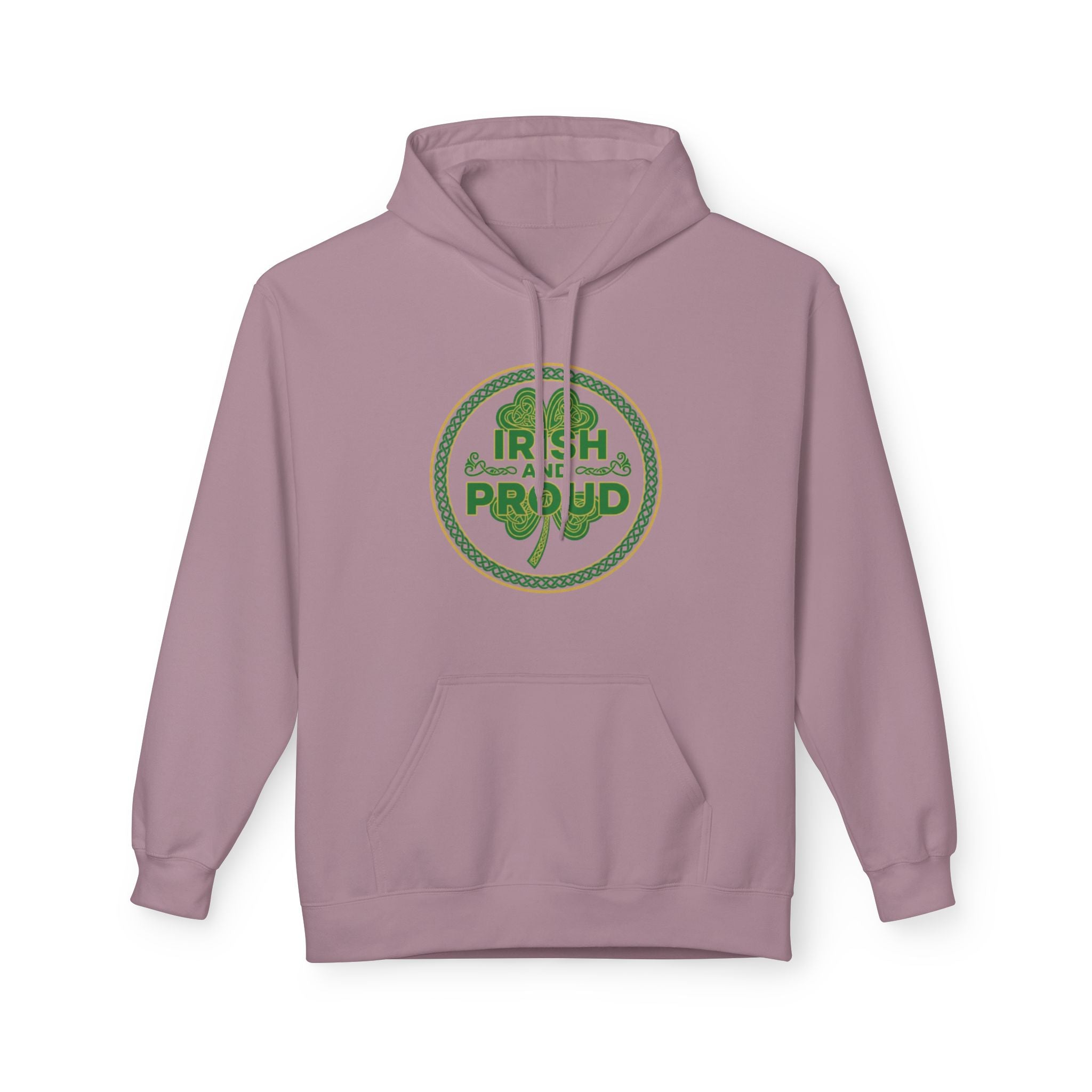 Irish & Proud Shamrock Hoodie — St. Patrick’s Day Green Crest