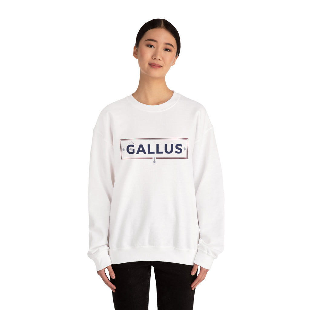 Spain Map Crewneck Sweatshirt — GALLUS Logo Travel Pullover