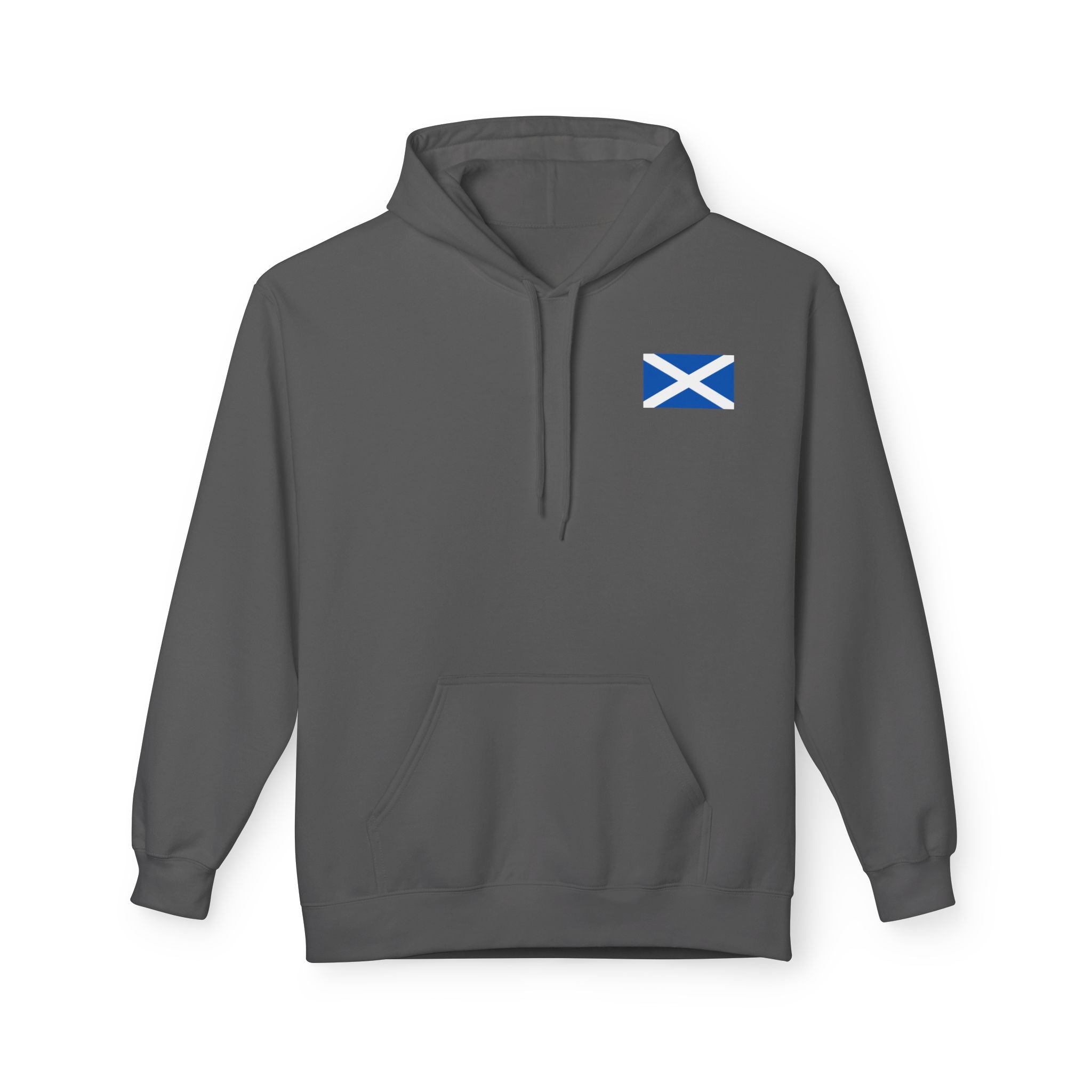 Scottish Hoodie — "Scottish & Proud" Vintage Stag Graphic Pullover