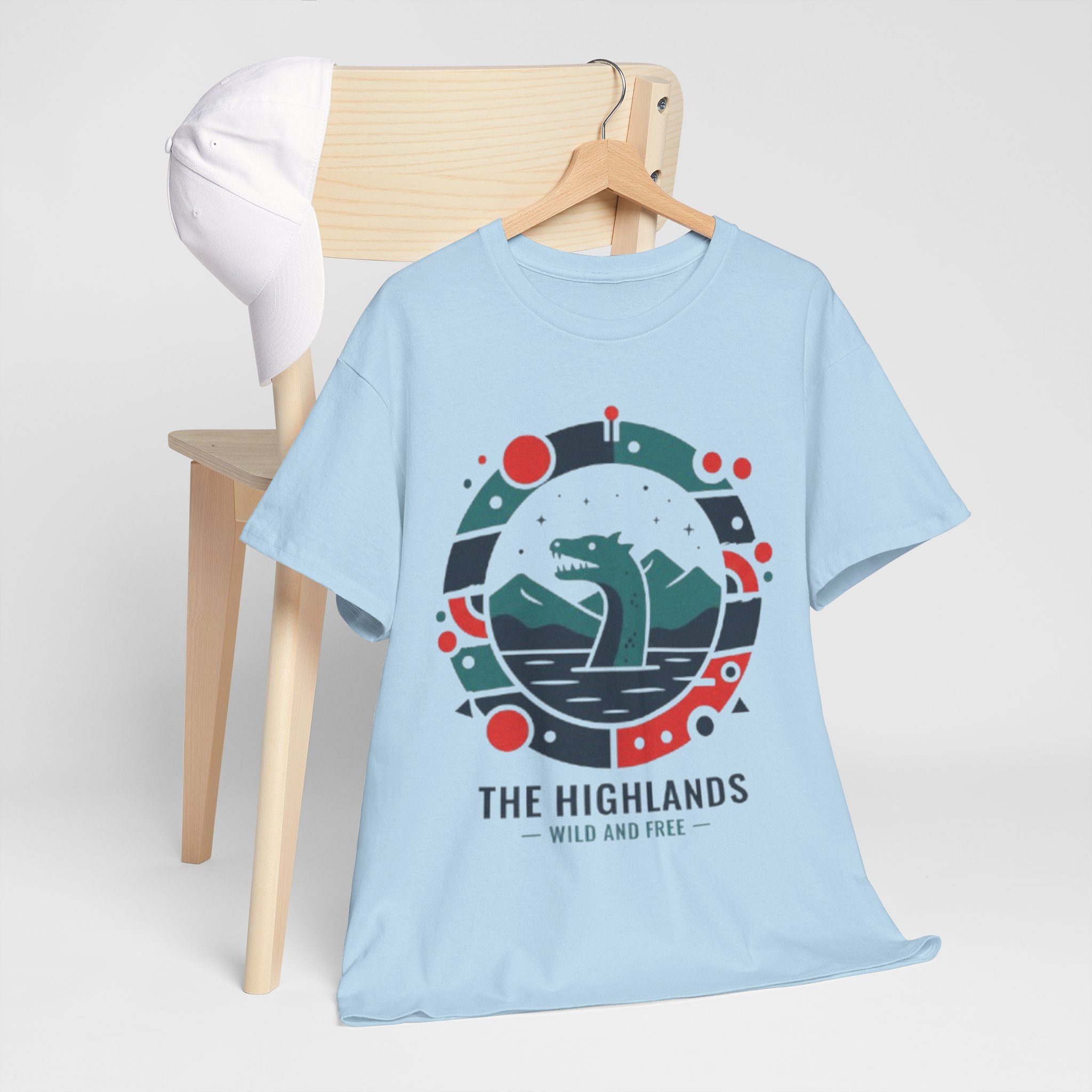 Highlands Waves Tee — "The Highlands: Wild and Free" Graphic T‑Shirt