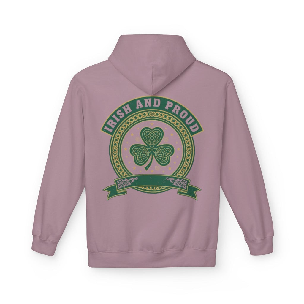 Irish and Proud Hoodie — St. Patrick’s Shamrock Graphic Pullover