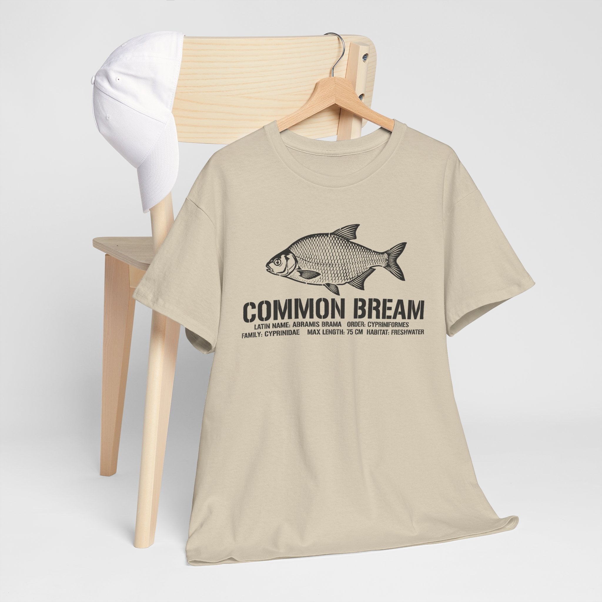 Common Bream Fishing Tee — Vintage Fish Illustration T-Shirt