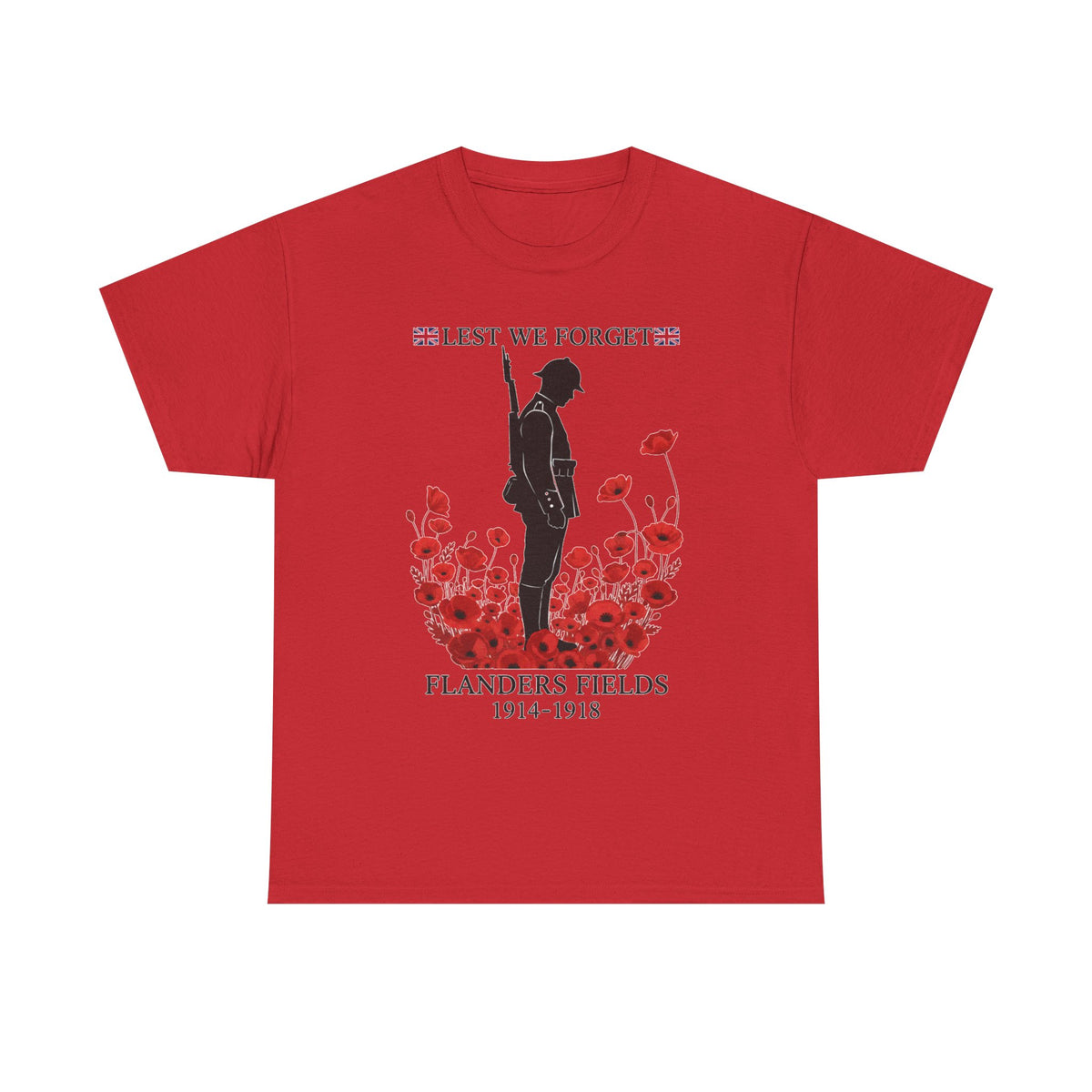 Flanders Fields 1914–1918 T-Shirt — WW1 Remembrance Tee — product image 12