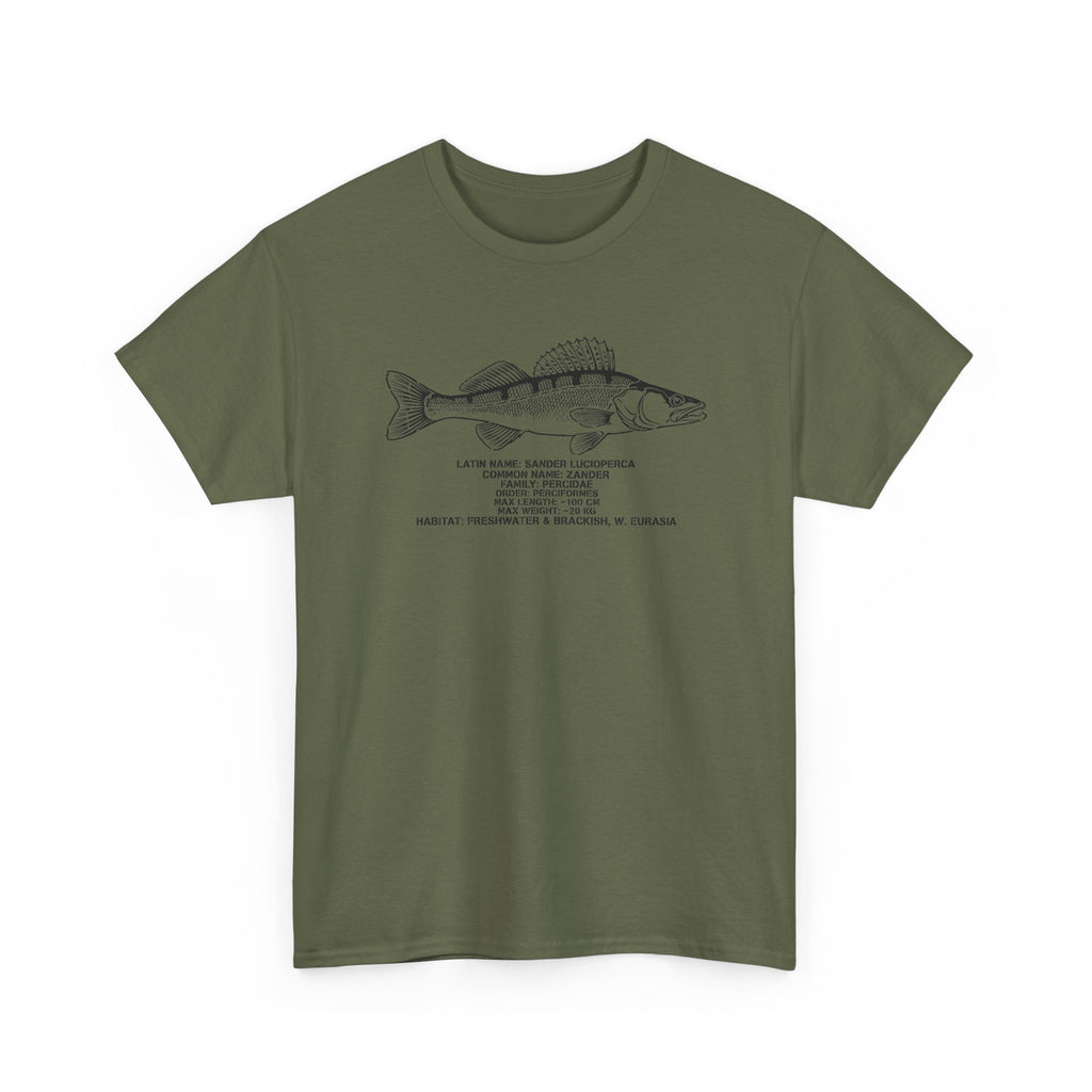 Walleye Fish (Zander) Illustration Tee | Fishing T-Shirt