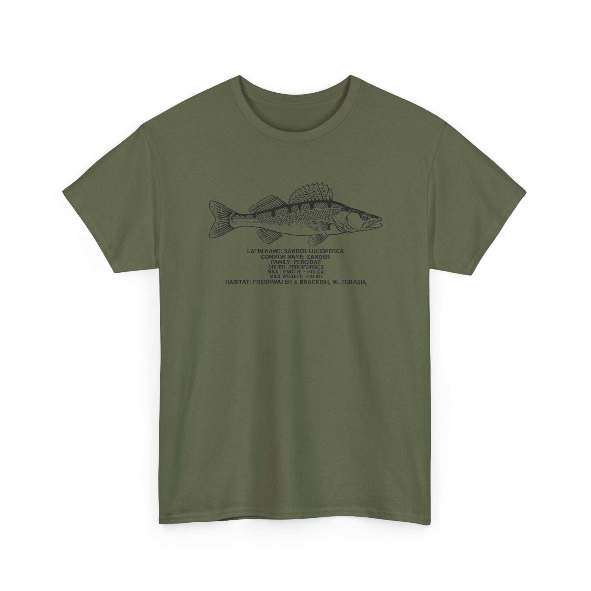 Walleye Fish (Zander) Illustration Tee | Fishing T-Shirt