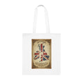 British Isles Vintage Map Tote Bag - Union Jack UK Pride Cotton Tote