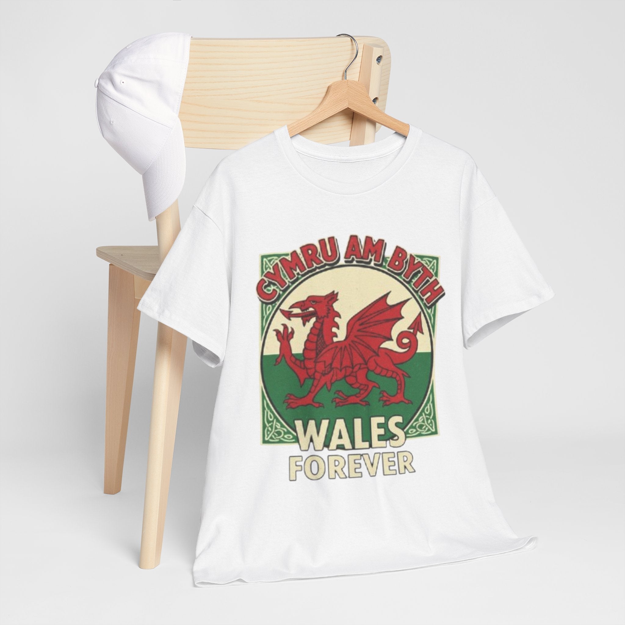 Wales Forever T-Shirt — Cymru Am Byth Retro Welsh Dragon Tee