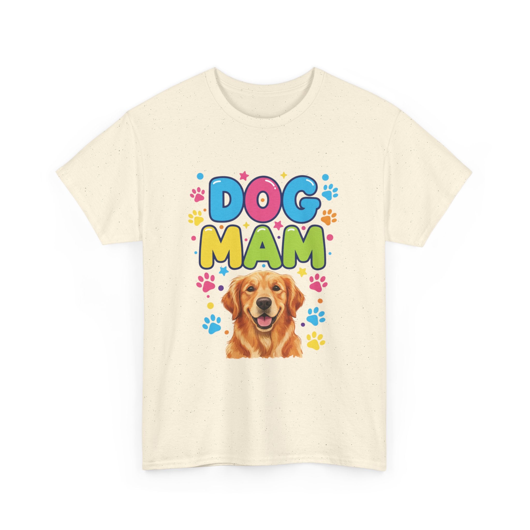 Dog Mam T-Shirt — Cute Colorful "Dog Mam" Graphic Tee for Dog Lovers