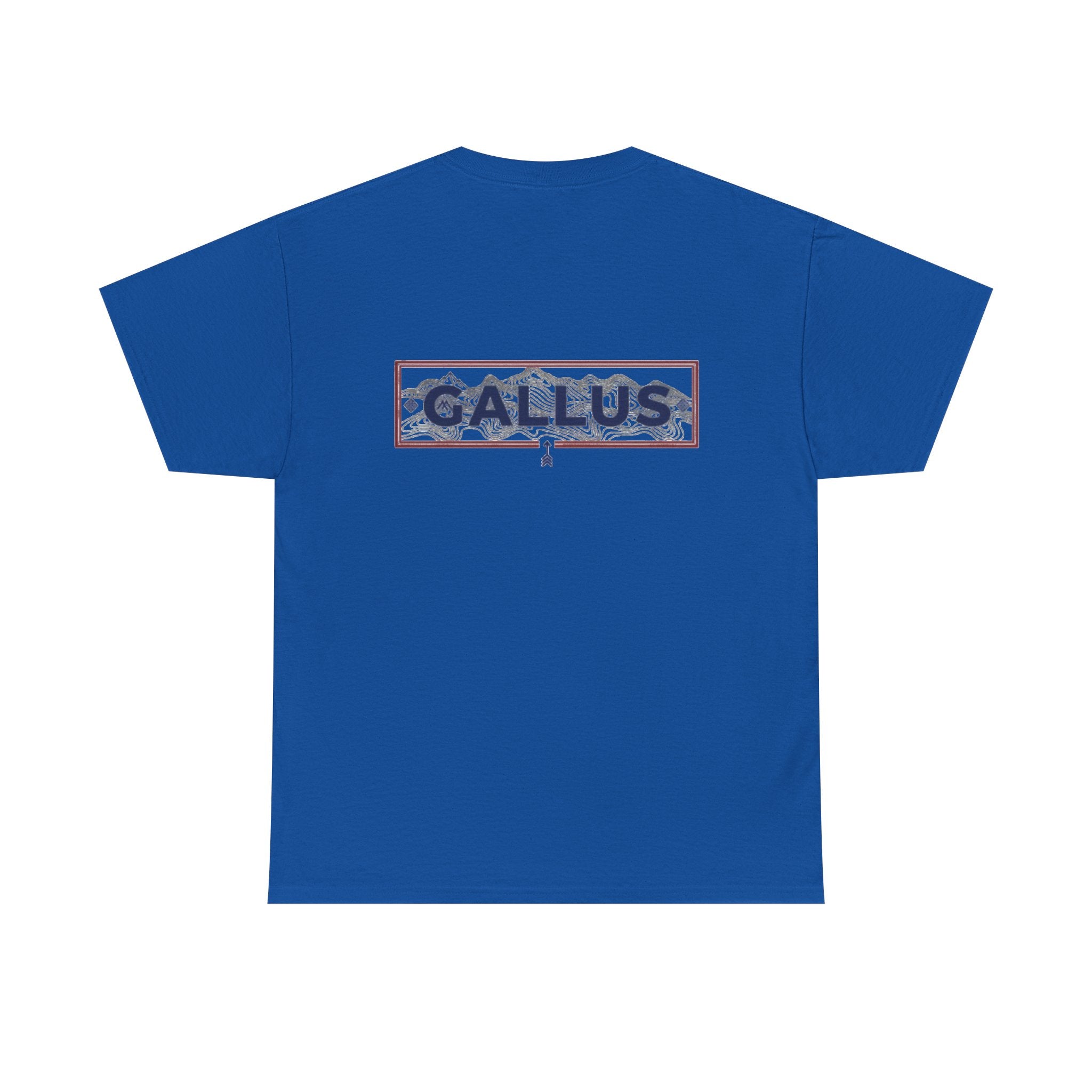Gallus Logo T-Shirt — Minimal Retro Chest & Back Graphic Tee
