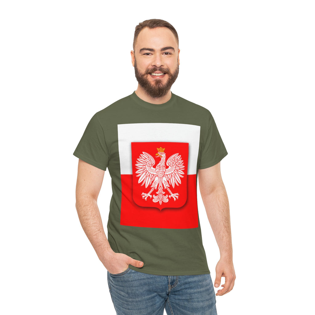 Polish White Eagle T-Shirt — Polska Coat of Arms Tee
