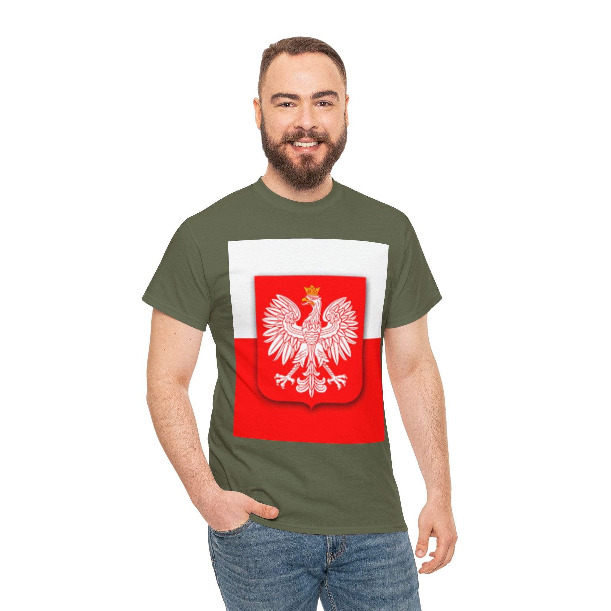 Polish White Eagle T-Shirt — Polska Coat of Arms Tee