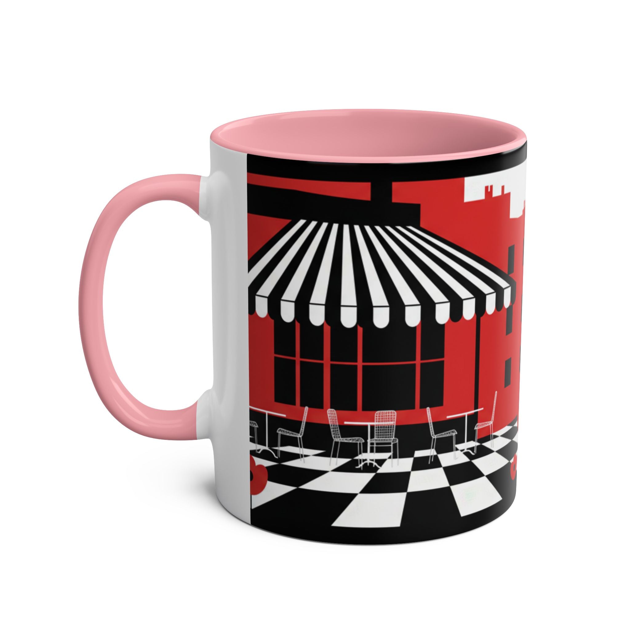 Two-Tone Coffee Mugs, 11oz