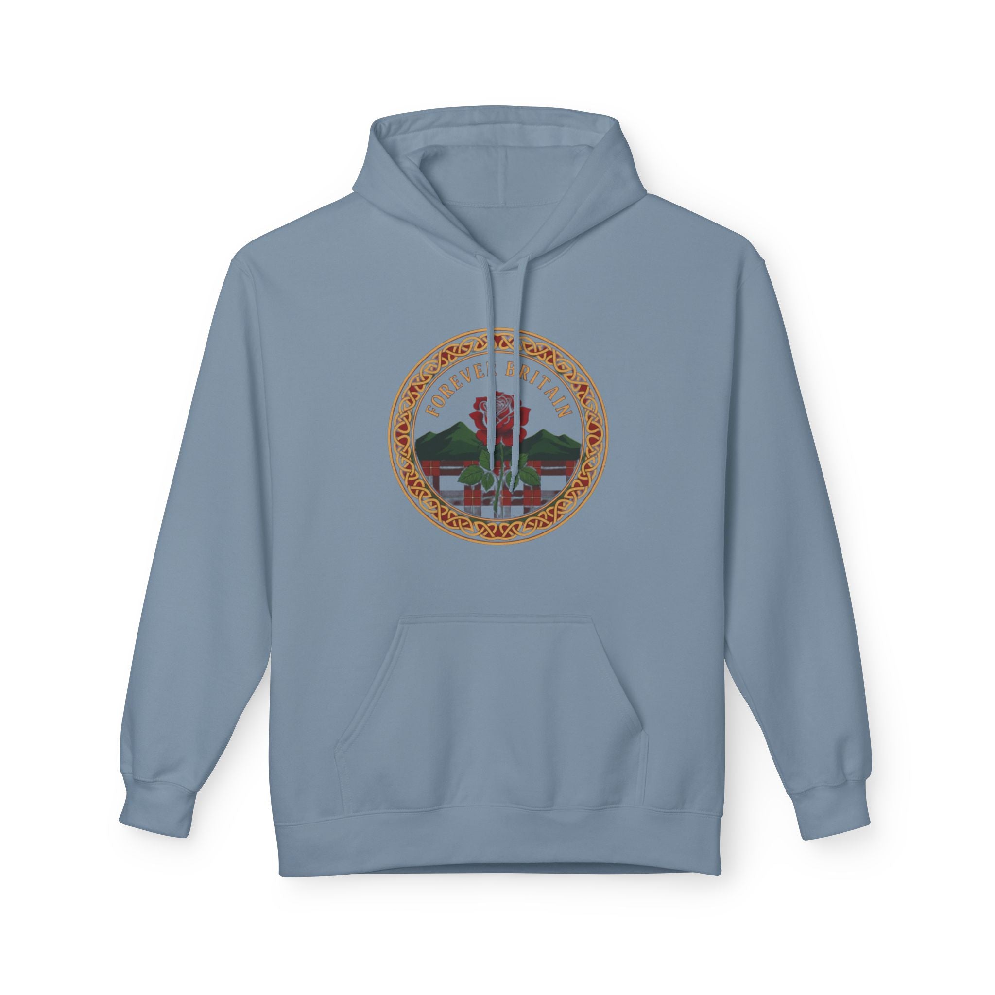 Forever British Vintage Seal Hoodie — Retro UK Crest Pullover