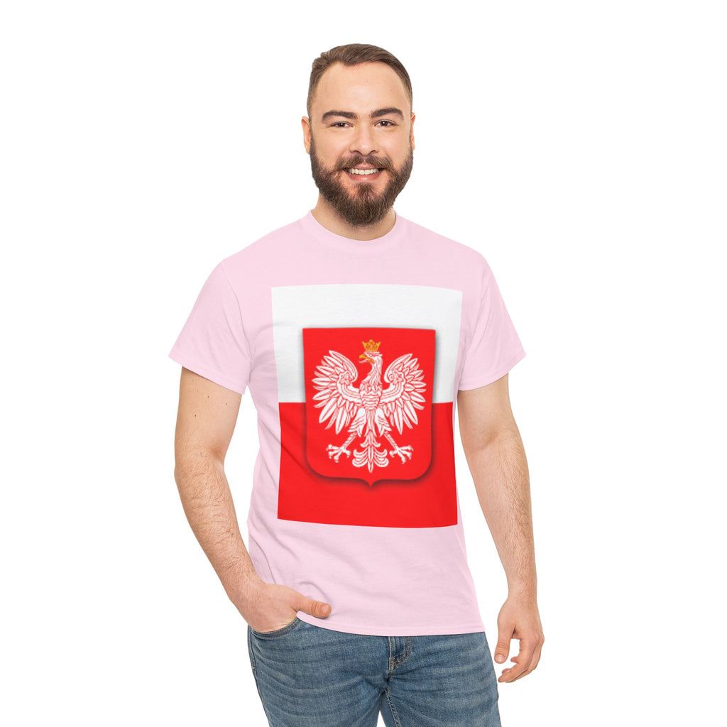 Polish White Eagle T-Shirt — Polska Coat of Arms Tee