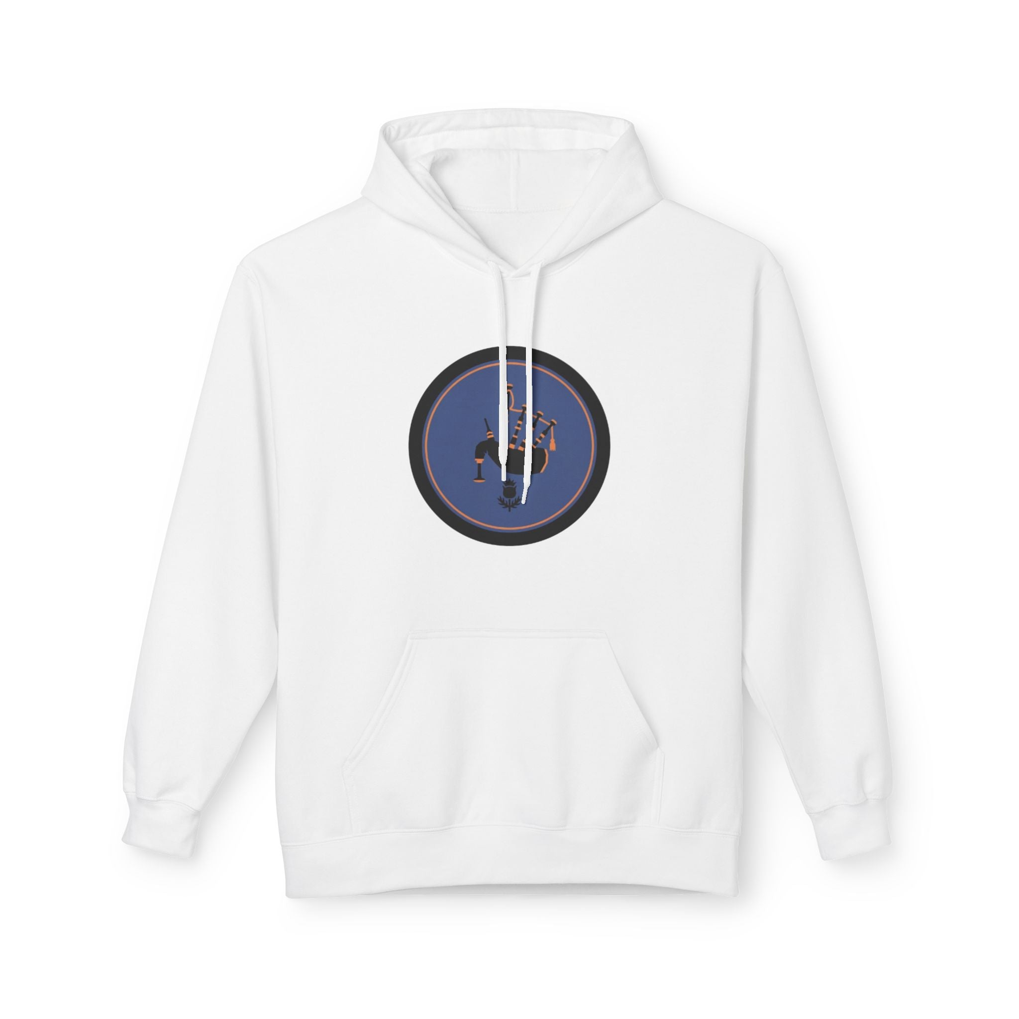Space Astronaut Helmet Hoodie — Retro Blue Circle Graphic Hoodie