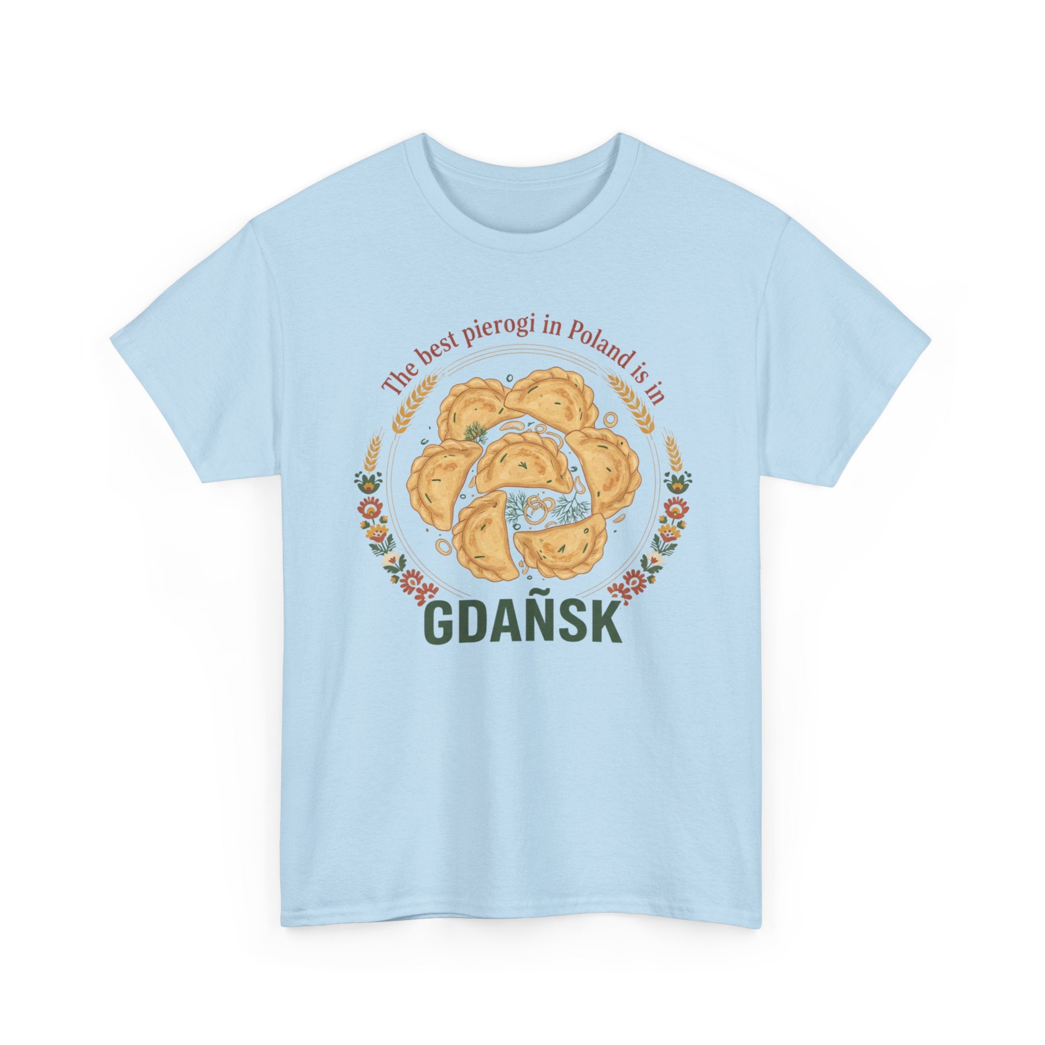 Gdańsk Pierogi T-Shirt — "The best pierogi in Poland" Travel Souvenir Tee