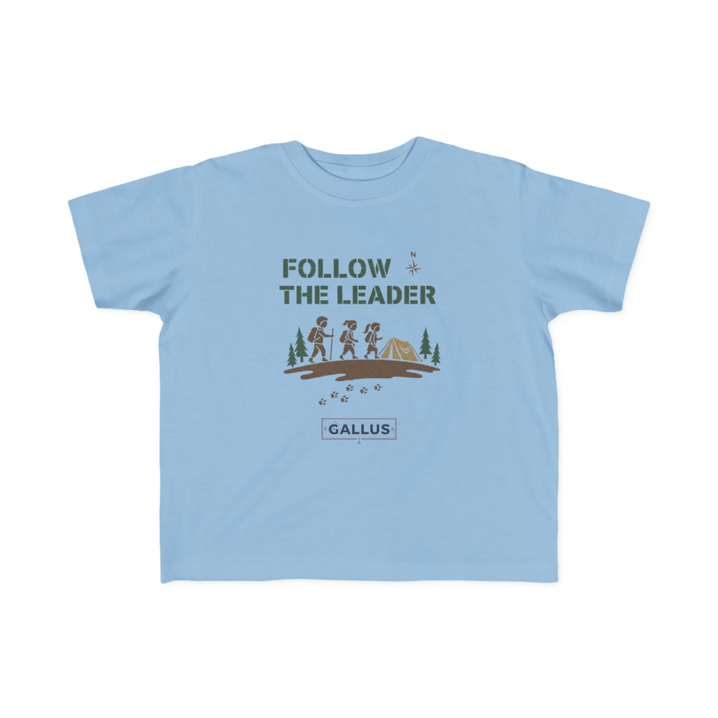 Follow the Leader Toddler Tee — Cute Camping Kids T‑Shirt