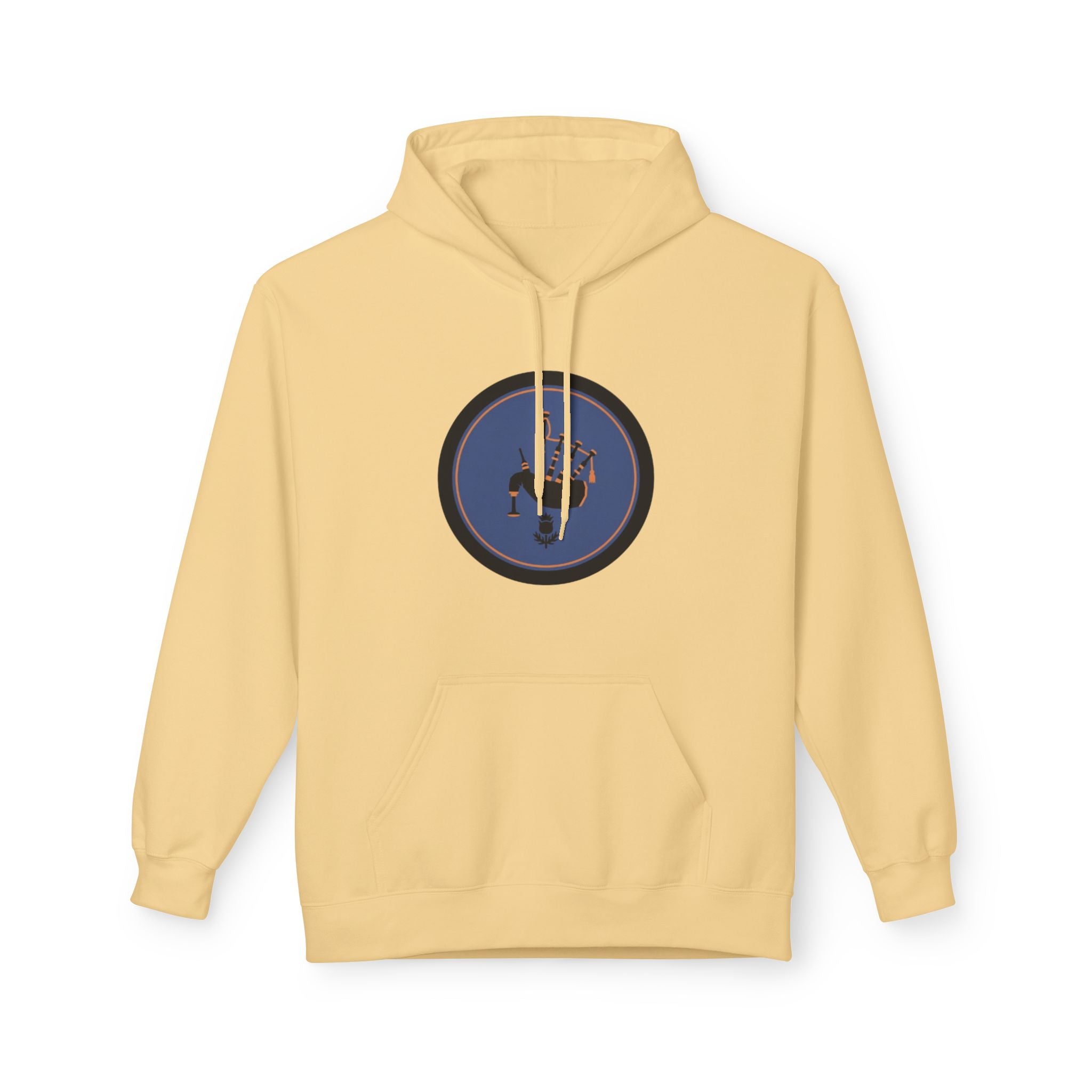 Space Astronaut Helmet Hoodie — Retro Blue Circle Graphic Hoodie