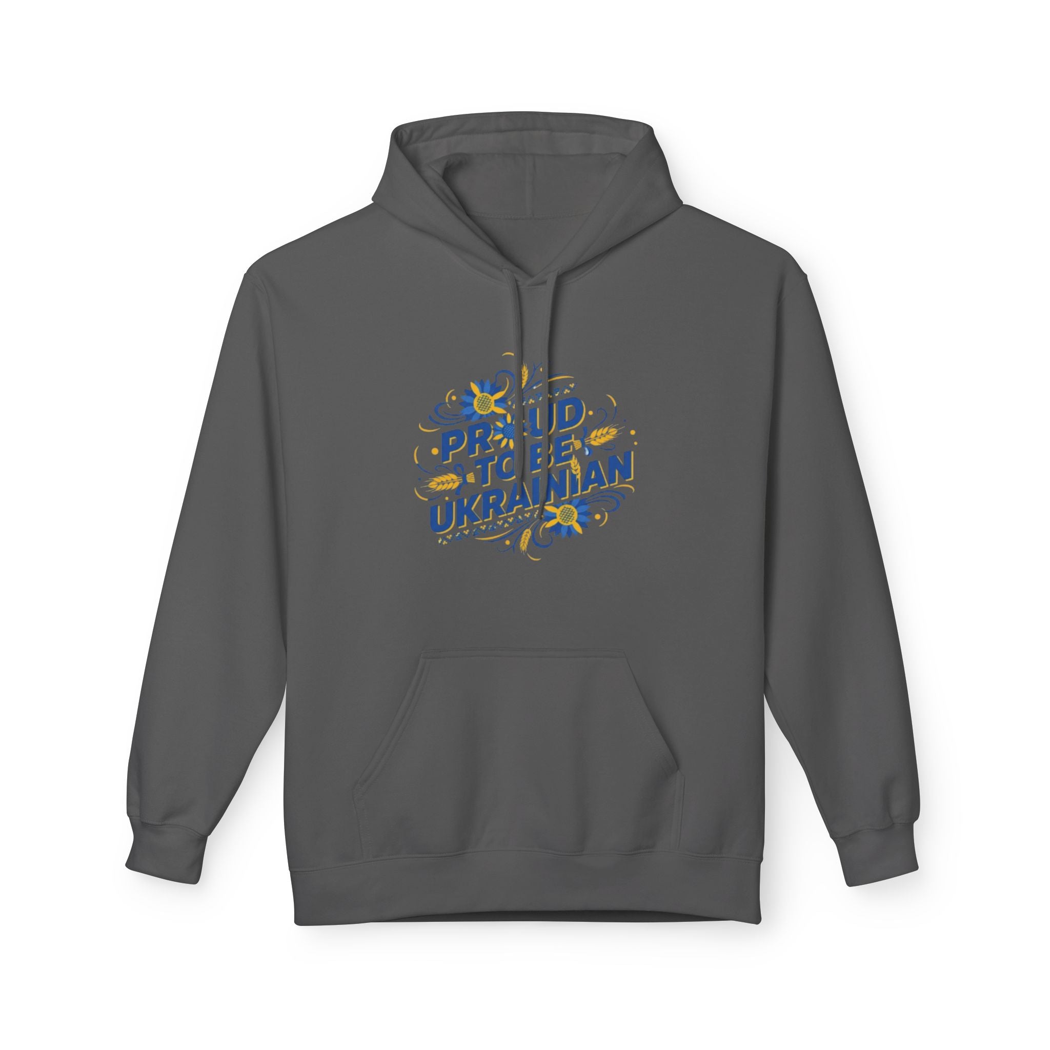 Proud to Be Ukrainian Hoodie — Sunflower Patriotic Ukrainian Pride Sweatshirt