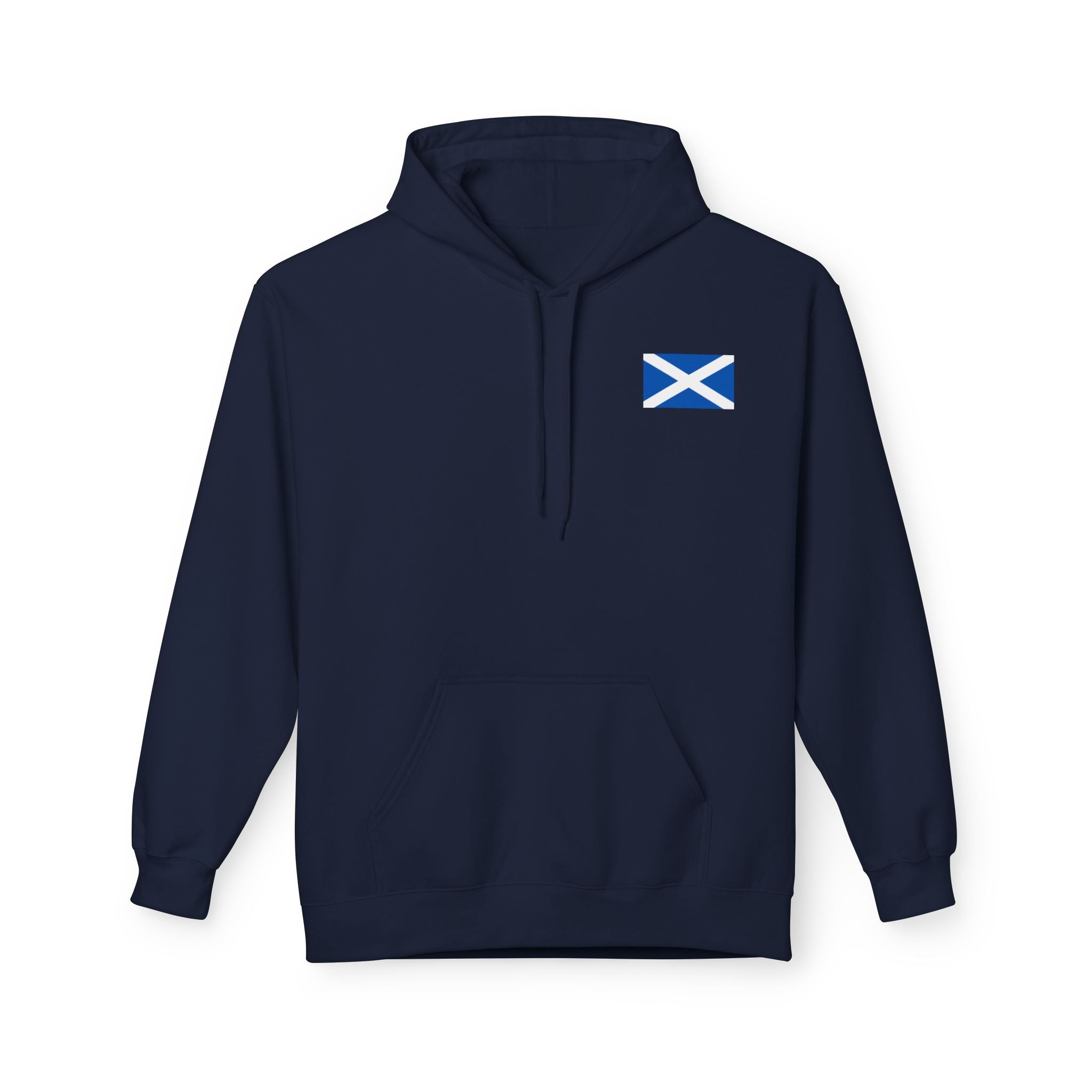 Scottish Hoodie — "Scottish & Proud" Vintage Stag Graphic Pullover