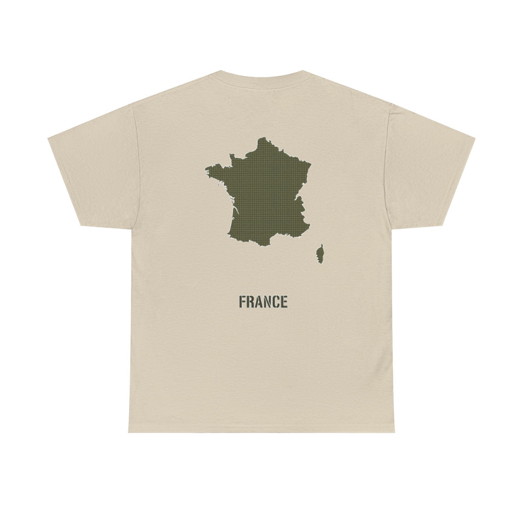 France Map Tee with "GALLUS" Chest Logo
