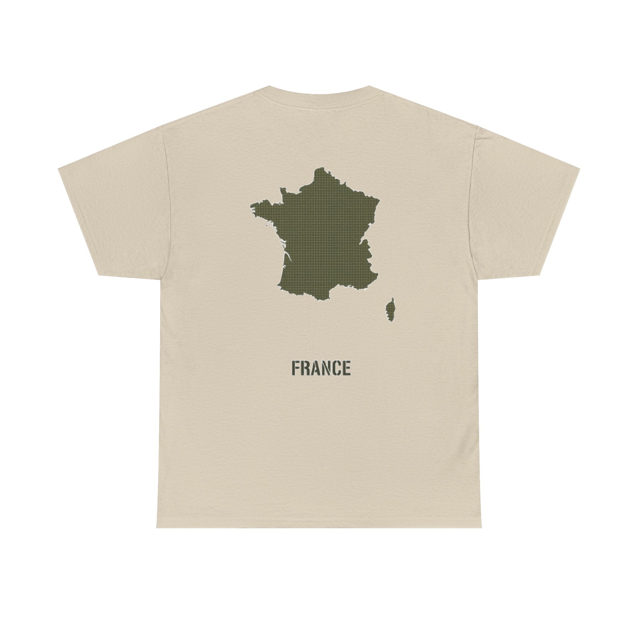 France Map Tee with "GALLUS" Chest Logo