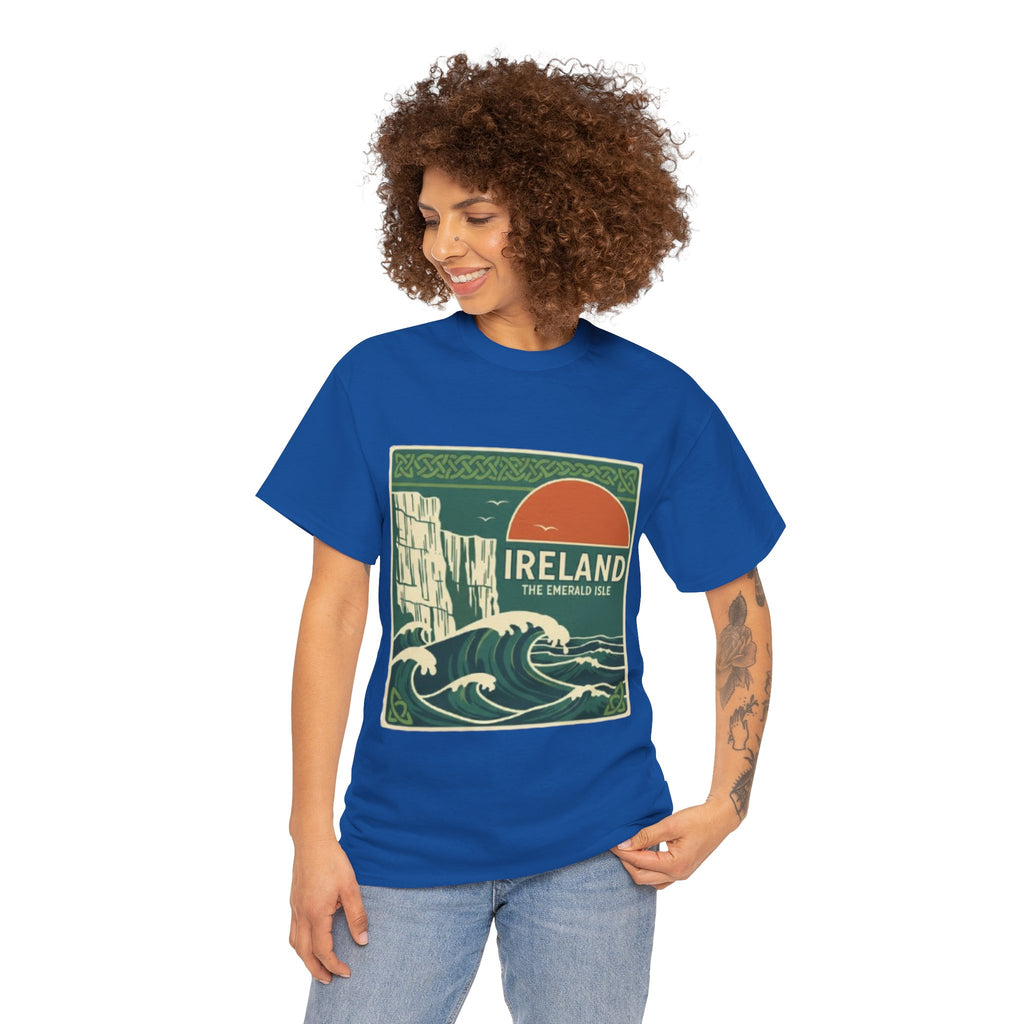 Ireland Vintage Travel Tee — 'Ireland The Emerald Isle' Graphic T‑Shirt