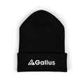 Gallus Embroidered Cuffed Beanie — Classic Winter Knit Hat
