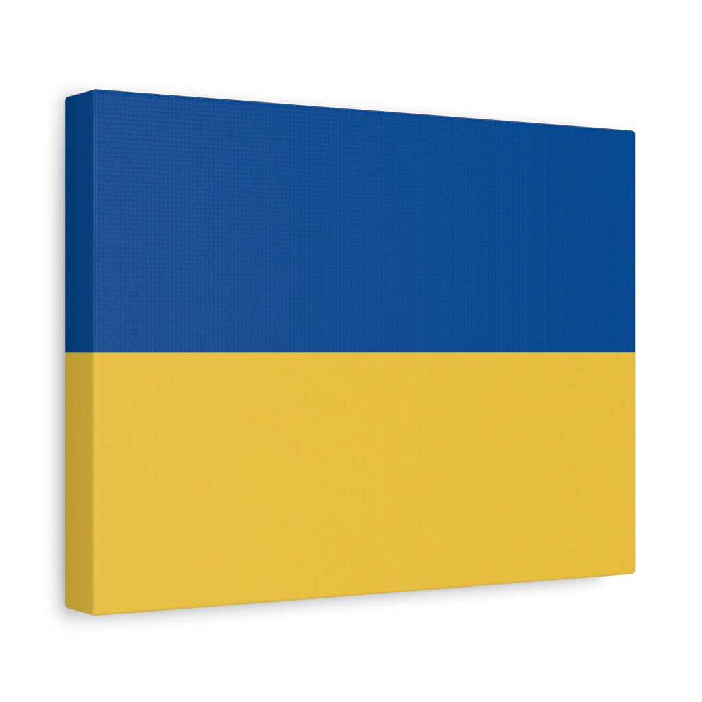 Ukraine Flag Matte Canvas Print — Stretched 1.25" Wall Art