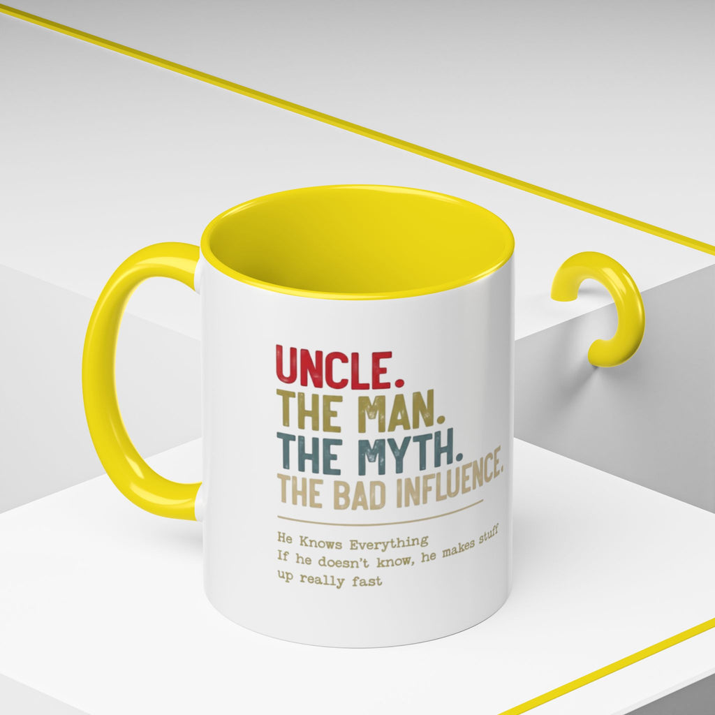Uncle 'The Man, The Myth, The Legend' Accent Coffee Mug
