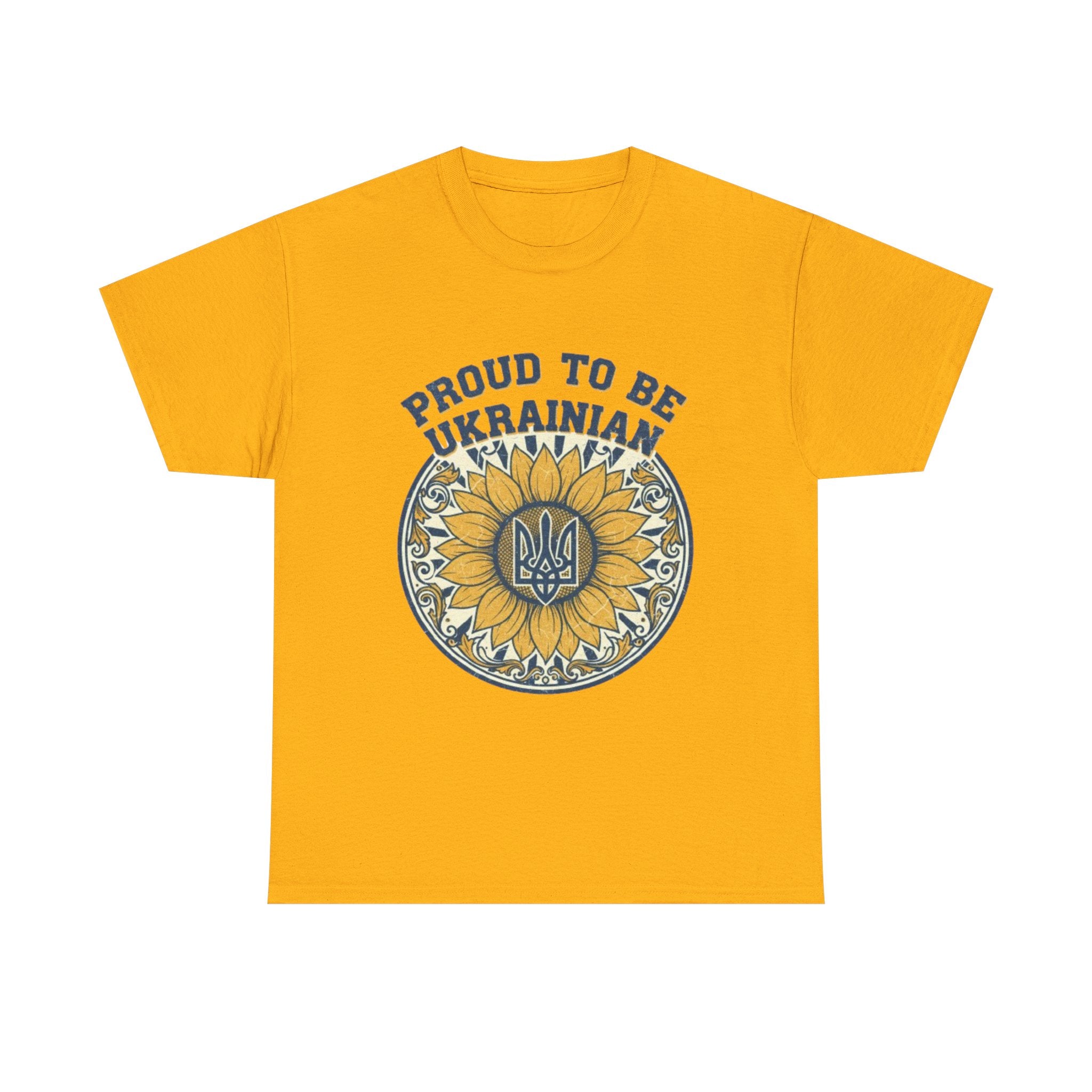 Proud to Be Ukrainian Sunflower T-Shirt