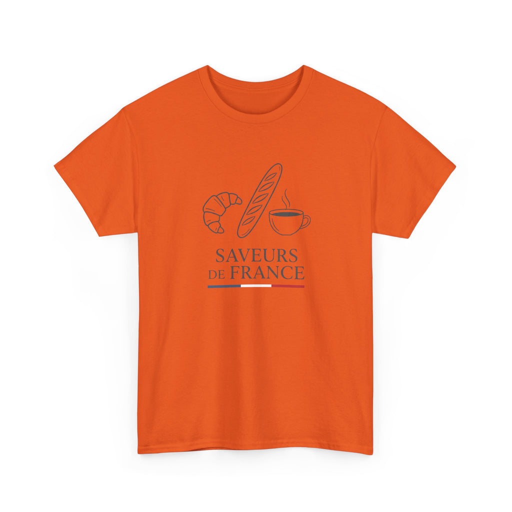 Saveurs de France T-Shirt — French Bakery Croissant & Baguette Tee