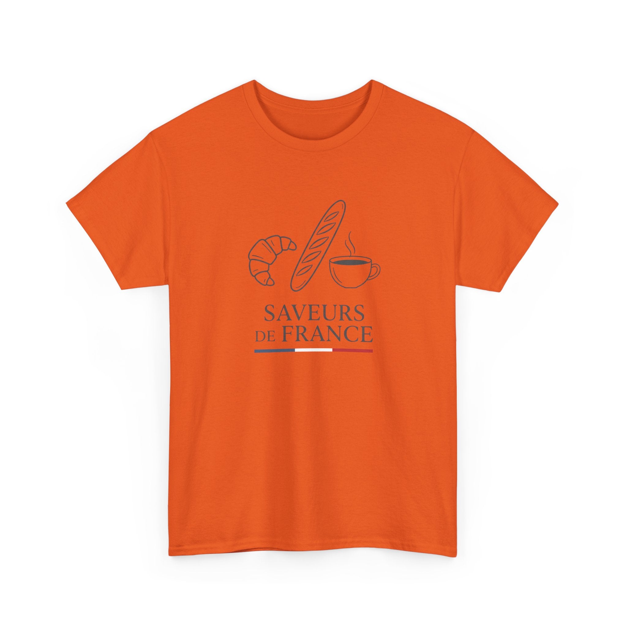 Saveurs de France T-Shirt — French Bakery Croissant & Baguette Tee