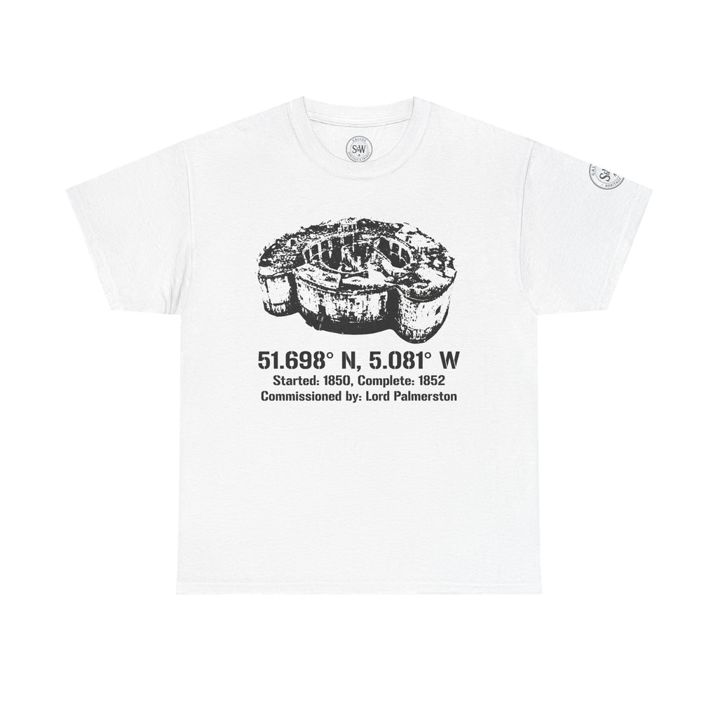 Stack Rock Fort T-Shirt — Coastal Landmark Tee