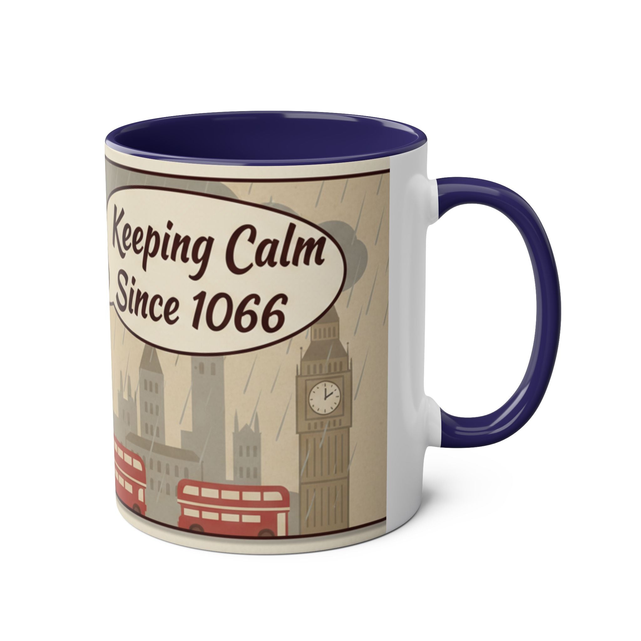 Two-Tone Coffee Mugs, 11oz