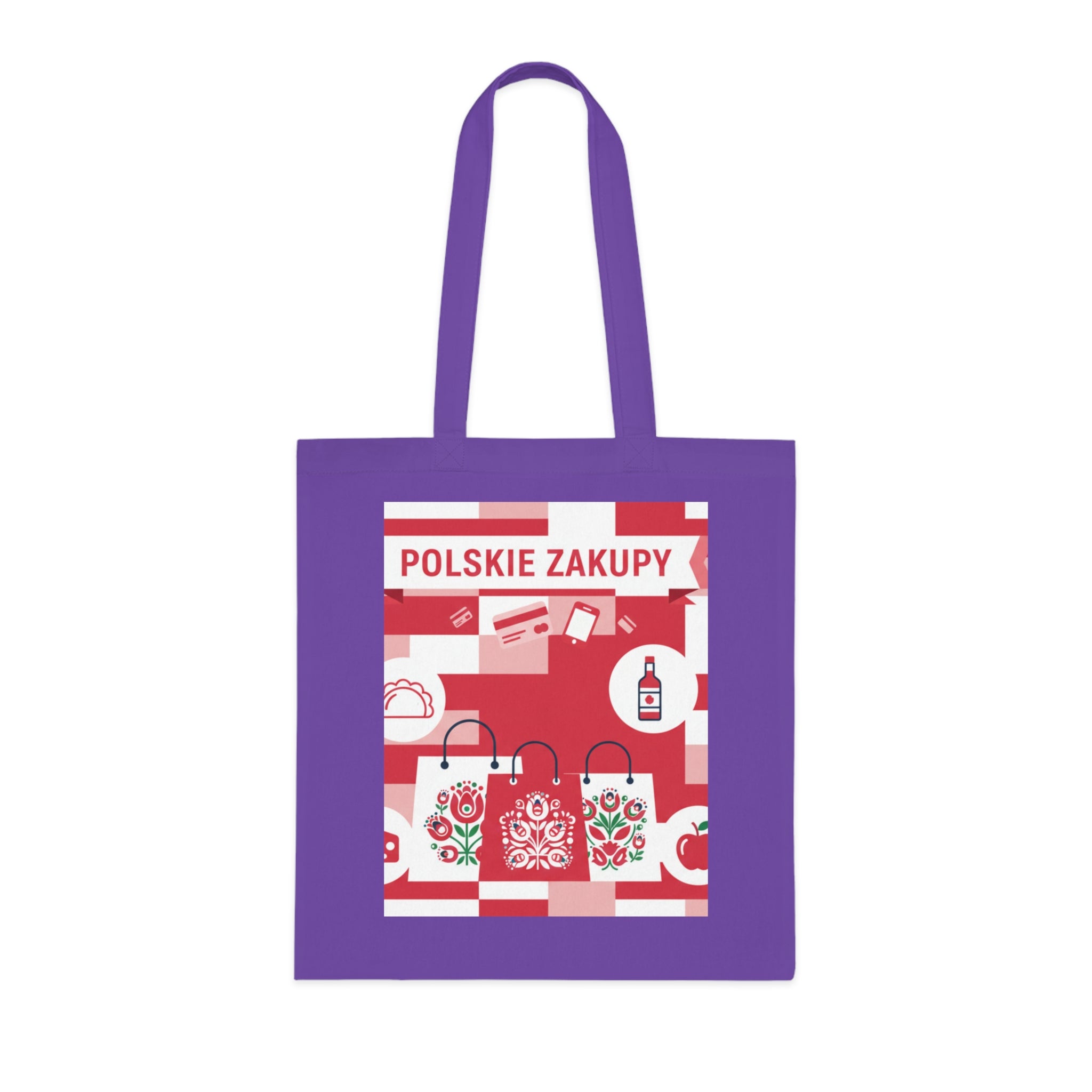 Polskie Zakupy Cotton Tote – Polish Grocery Market Shopping Bag