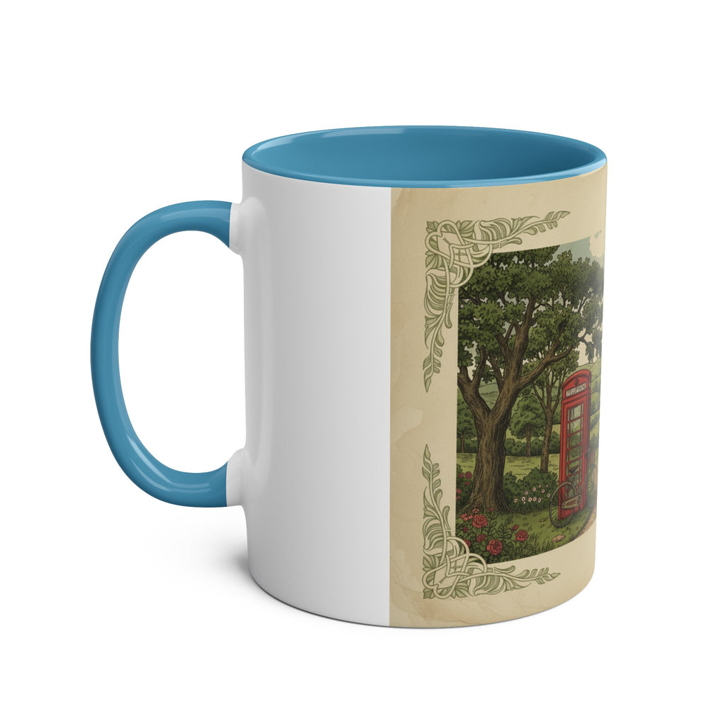 Two-Tone Coffee Mugs, 11oz