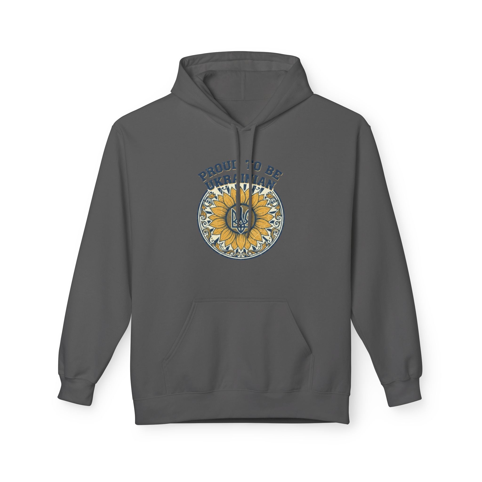 Proud to Be Ukrainian Sunflower Hoodie — Patriot Graphic Pullover