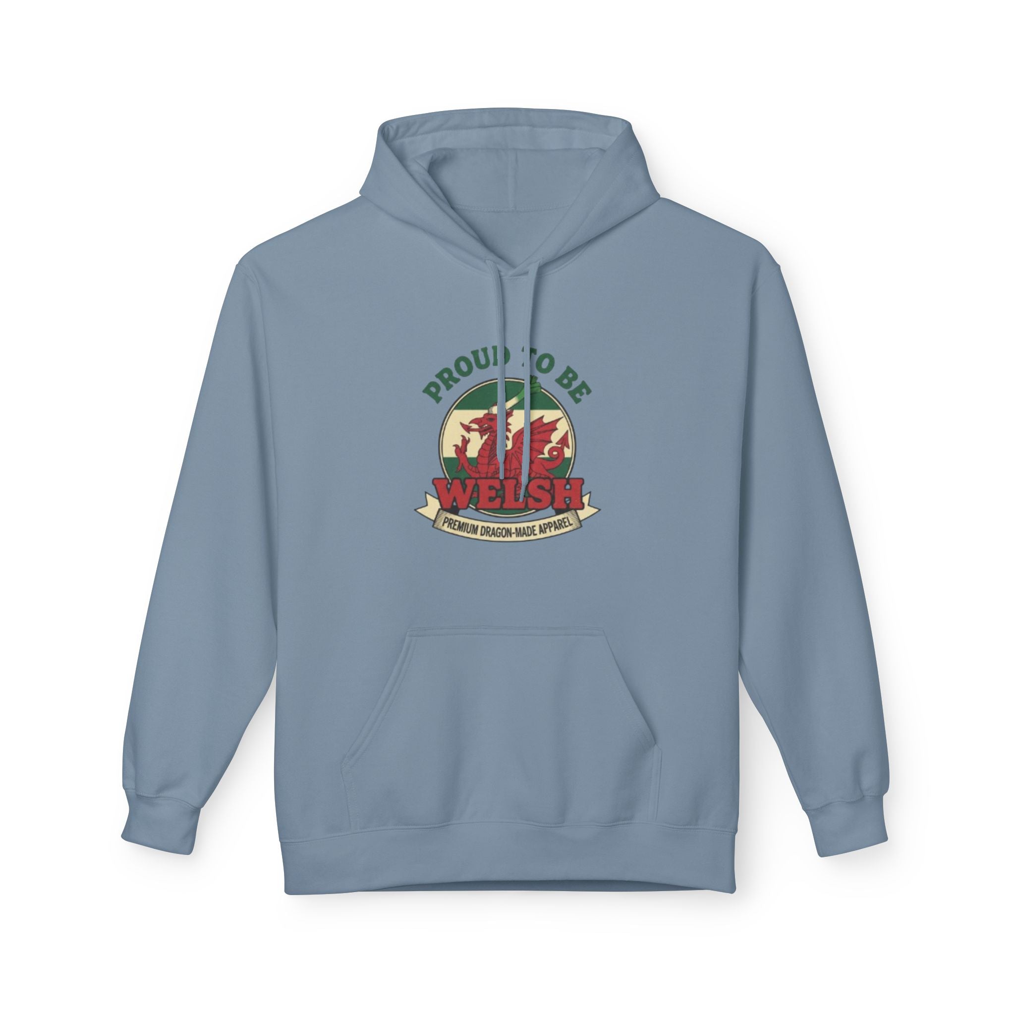 Proud to Be Welsh Hoodie — Vintage Wales Emblem Pullover