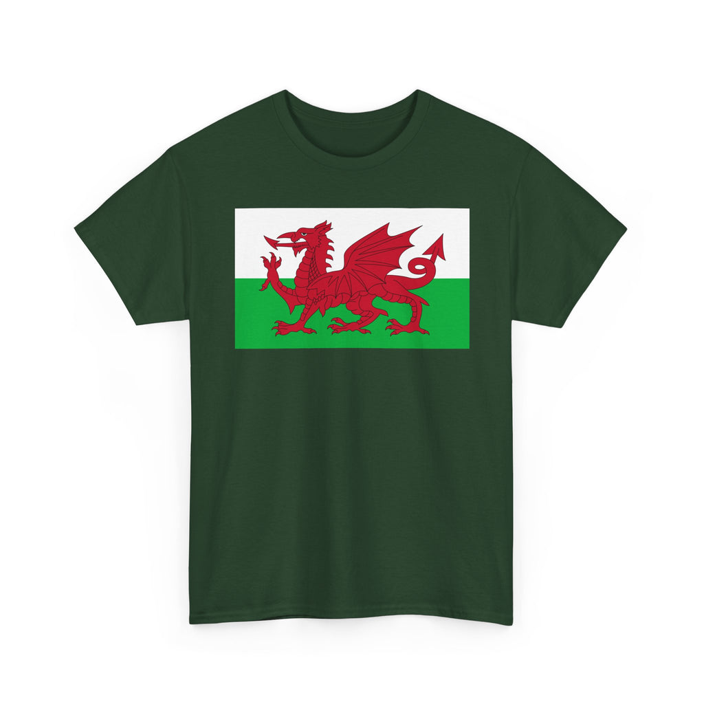 Welsh Dragon T‑Shirt — Cymru Red Dragon Flag Tee