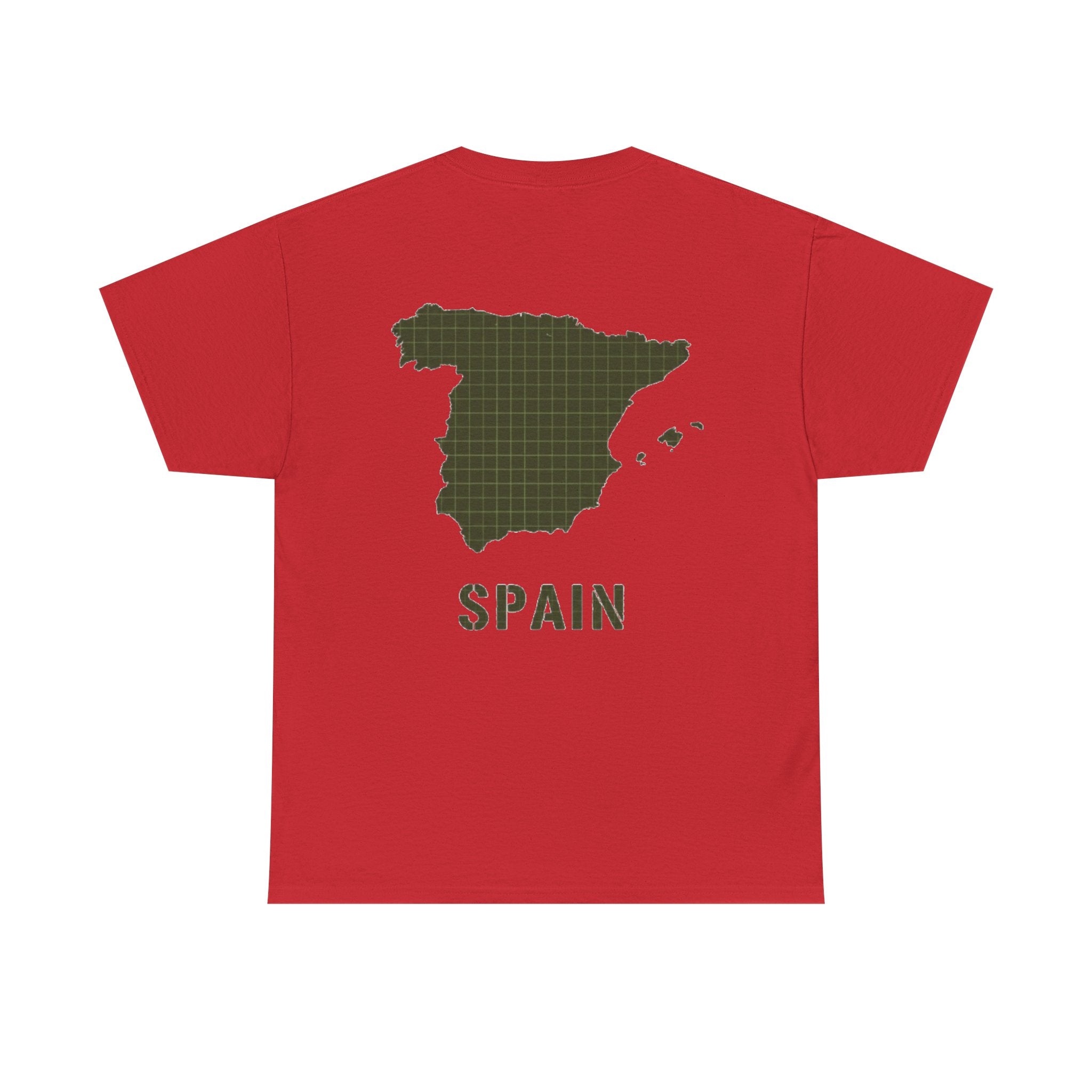 Spain Map Graphic Tee — Minimalist Travel T‑Shirt