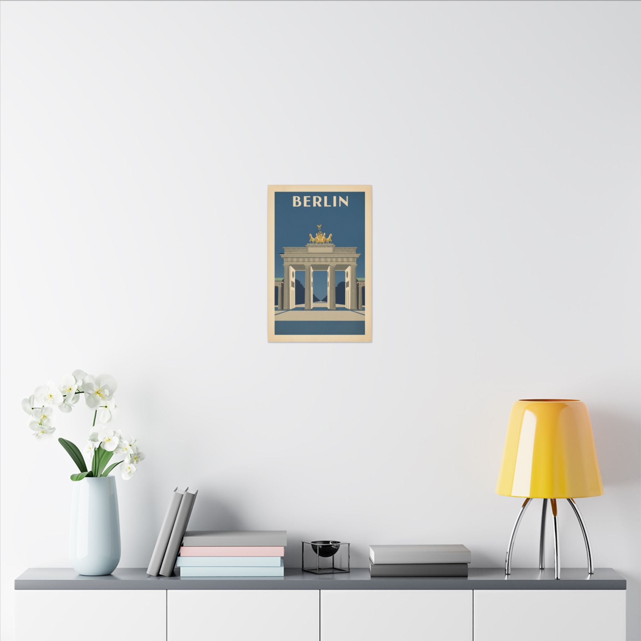 Berlin Brandenburger Tor Matte Canvas Print